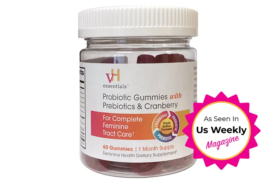 vH essentials Probiotic Gummies featuring Prebiotics & Cranberry