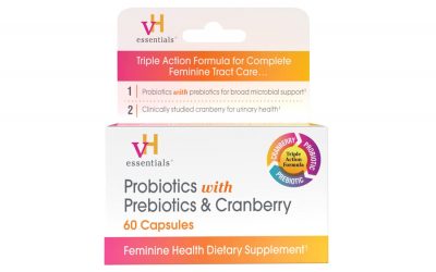 vH essentials Probiotics with Prebiotics & Cranberry Capsules