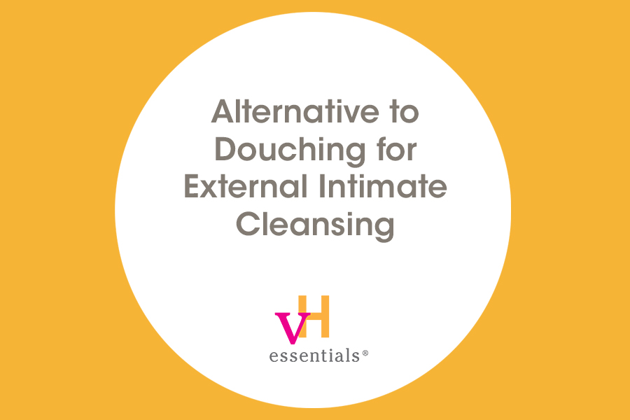 alternative to douching for external intimate cleansing